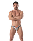 TOF PARIS ICONIC SWIM BIKINI BRIEFS CAMO GREY