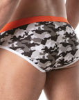 TOF PARIS ICONIC SWIM BRIEFS CAMO GREY