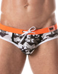 TOF PARIS ICONIC SWIM BRIEFS CAMO GREY