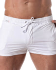 TOF PARIS HOLIDAYS SWIM SHORTS WHITE