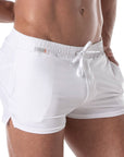 TOF PARIS HOLIDAYS SWIM SHORTS WHITE