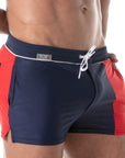 TOF PARIS HOLIDAYS SWIM SHORTS NAVY