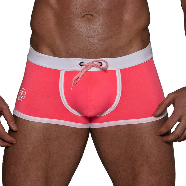 TOF PARIS NEON SWIM TRUNKS PINK