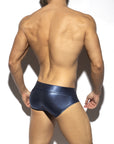 ES COLLECTION SHINY TRENDY PUSH UP BRIEF NAVY