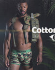 aussieBum CottonSoft 2.0 Hipster Camo Green