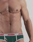 aussieBum Classic Original Briefs Green Marle