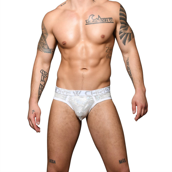 ANDREW CHRISTIAN Metallic Snow Brief w/ ALMOST NAKED