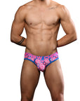 ANDREW CHRISTIAN Bright Stars Mesh Brief w/ ALMOST NAKED