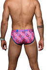 ANDREW CHRISTIAN Bright Stars Mesh Brief w/ ALMOST NAKED