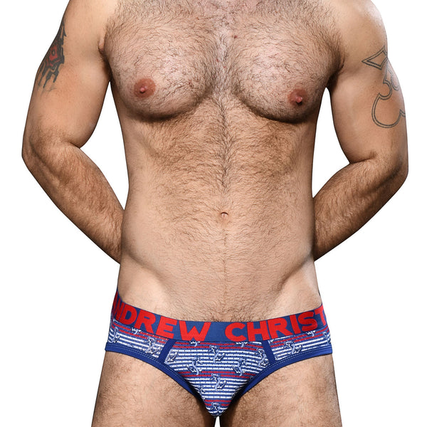 ANDREW CHRISTIAN Anchor Mesh Brief w/ ALMOST NAKED