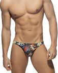 ADDICTED COMIC BIKINI BRIEF BLACK